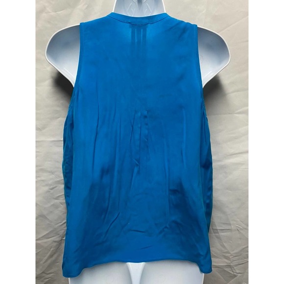 Joie blue silk top S - Picture 4 of 4